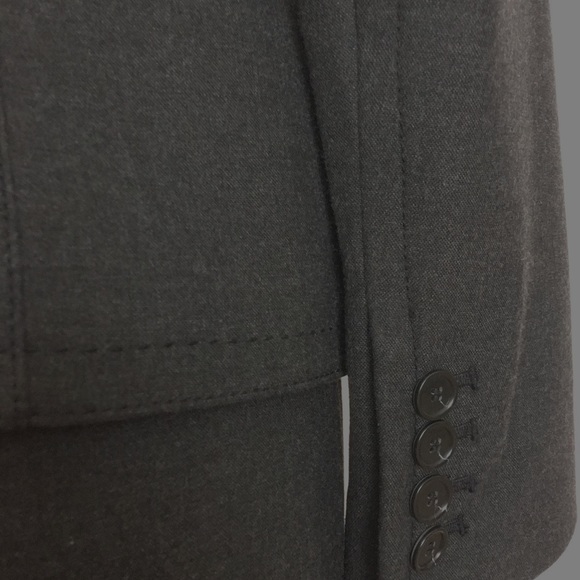 Ann Taylor charcoal shell dress & blazer, lined. - Picture 5 of 6